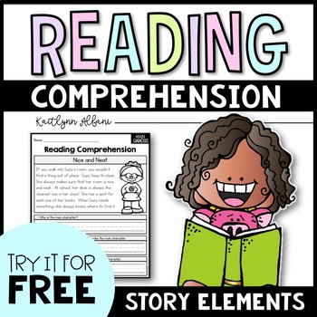 Preview of FREE Reading Comprehension Passages - Story Elements