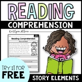 FREE Reading Comprehension Passages - Story Elements