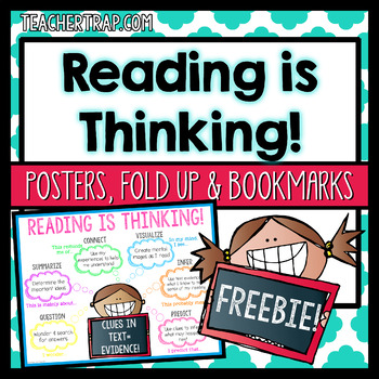 Preview of FREE Reading Comprehension Posters and Foldups