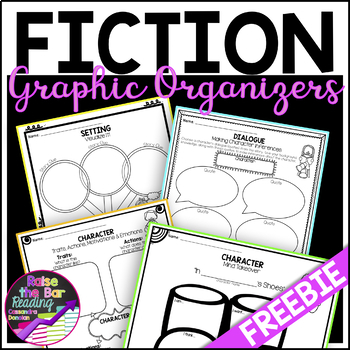 Preview of FREE Reading Fiction Graphic Organizers