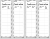 FREE Reading Log Bookmark- AR Quiz tracker