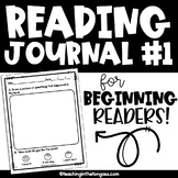 FREE Reading Log Writing Comprehension Journal 1