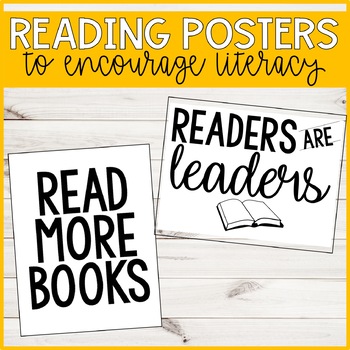 reading posters for the classroom