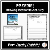 FREE Reading Response Activity for DUCK! RABBIT! (Distance