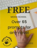 FREE | Reading Response Journal Prompts | Middle School ELA