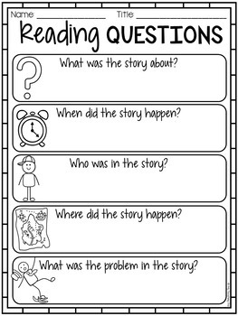 FREE Reading Response Worksheets by My Teaching Pal | TpT