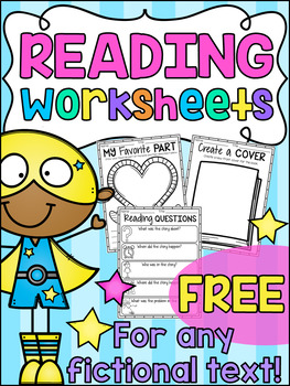 FREE Reading Response Worksheets by My Teaching Pal | TpT