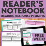 FREE Reader's Response Journal Prompts for Daily Reading C