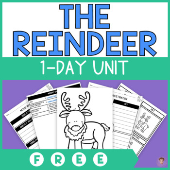 Preview of FREE Reindeer Unit Study | Lesson Plan, Videos, Activities | Arctic Animals