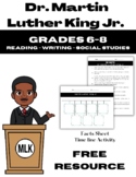FREE Remembering Dr. Martin Luther King Sample Activity (I