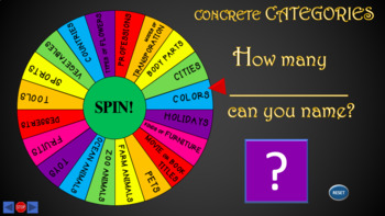 Preview of FREE Remote Instruction Category Spinner for Generative Naming - No Print