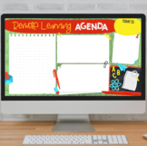 FREE Remote Learning Editable Daily Agenda Google™ Slide &
