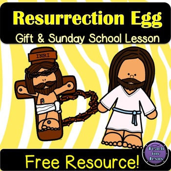 Preview of FREE - Resurrection Eggs, Tell the Story of Jesus and Easter in a Unique Craft