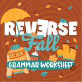 Reverse Fall Grammar Worksheet
