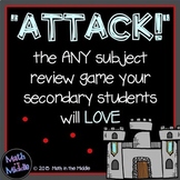 Castle Attack - A FREE Review Game for the Secondary Classroom