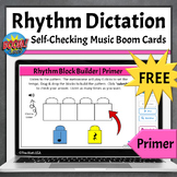 FREE Elementary Music Rhythm Activities Boom Cards - Primer Set