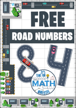 Preview of FREE - Road Numbers - EN ES