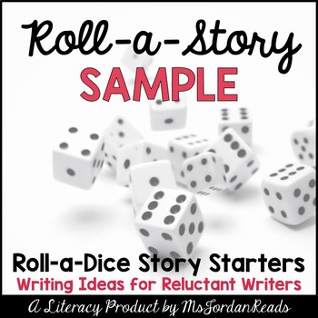 Preview of FREE Roll-a-Story Sample | Story Starter Writing Activity
