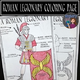 FREE Roman Legionary Coloring Page