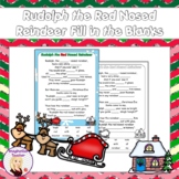 FREE Rudolph The Red Nosed Reindeer Fill in the Blanks