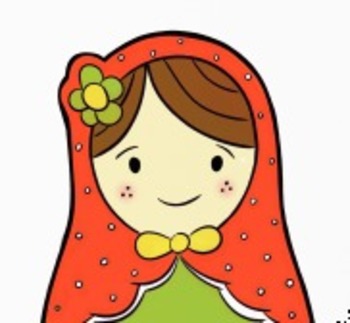 Preview of Bookmarks - FREE Russian Nesting Doll download