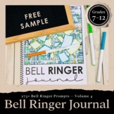 FREE SAMPLE Bell Ringer Journal: (VOL 4) Printer Friendly Version Grades 6-12