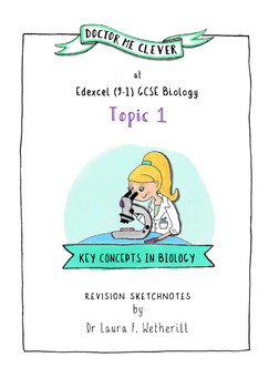 Preview of 9 Page FREE SAMPLE! Biology Revision Sketchnotes