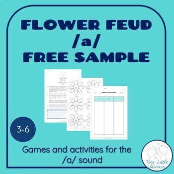Preview of FREE SAMPLE Short Vowel Phonics Game Crafts and Activities for the short A sound