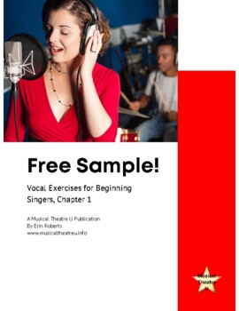 Preview of FREE SAMPLE! Vocal Exercises for Beginning Singers