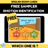FREE SAMPLER Identifying Emotions Boom Cards