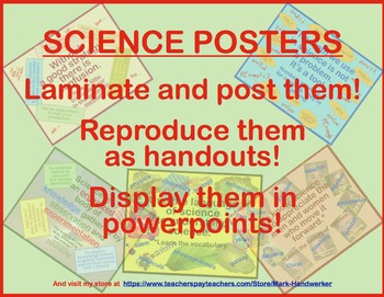 Preview of FREE SCIENCE POSTERS