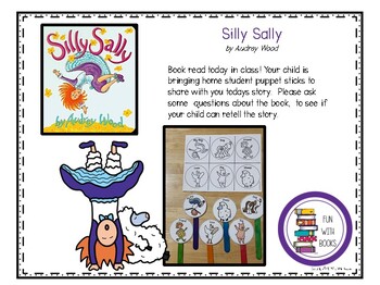 Preview of FREE SILLY SALLY STUDENT PUPPET STICKS