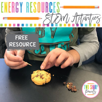 Preview of FREE STEM Activity | Nonrenewable Energy | Cookie Coal Mining Experiment