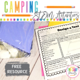 FREE STEM Activity | STEM Building Challenge | Camping The