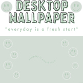 FREE Sage Green Desktop Wallpaper | Every Day Is A Fresh S