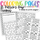 FREE St Patrick's Day Coloring Pages Activity - Saint Patr