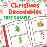 FREE Sample Printable Christmas Decodable with Sight Word 
