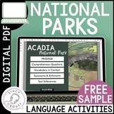 Middle School Speech Therapy Language Activities National 