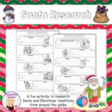 FREE Santa Around the World Research Activity