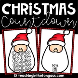 Free Santa Beard Christmas Advent Countdown