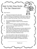 FREE! Scholastic Book Club Cover Letter