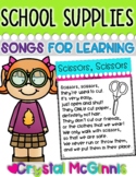 FREE School Supplies Songs (How To Use School Supplies) Ba