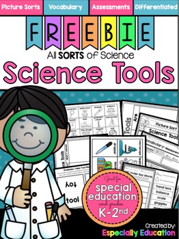 FREE Science Sorting Activities: Science Tools by Especially Education