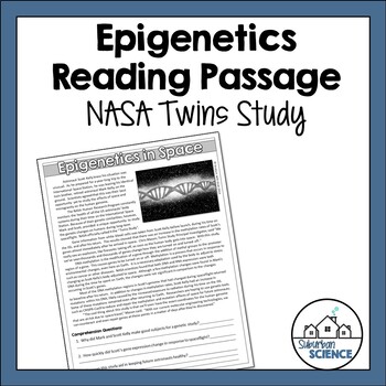 Preview of FREE Scientific Literacy Reading Passage: Epigenetics in Space - DNA