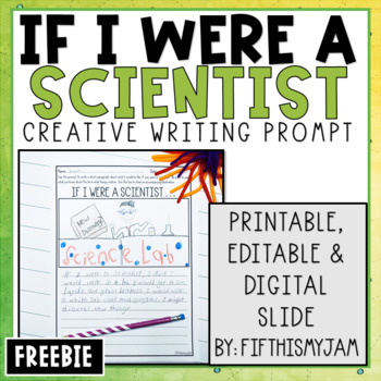 Preview of FREE Scientists Creative Writing Prompt