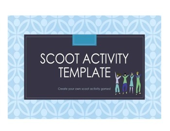 Preview of FREE Scoot Activity Template