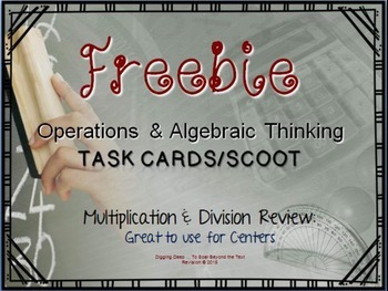 Preview of FREE ~ Scoot: Operations and Algebra in Multiplication & Division