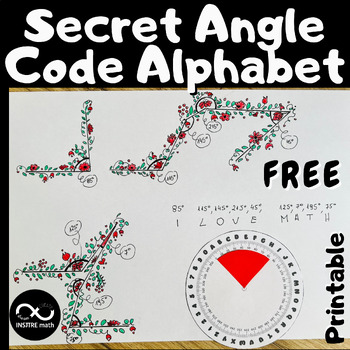 Preview of FREE Secret Angle Code Alphabet & Angle Visualization Tool | Crack Angles Code