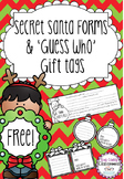 FREE - Secret Santa Slips and Guess Who Gift Tags