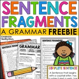 FREE Sentence Fragments Worksheets and Posters